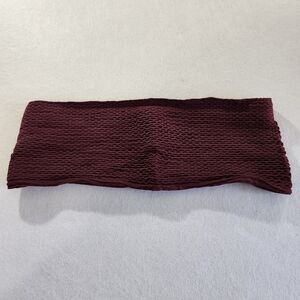 Intimately Free People Ribbed Bandeau in Wine Size Medium Large